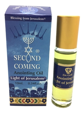 Second Coming Anointing Oil, LIGHT OF JERUSALEM, Roll-on 10 mL