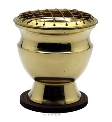 Brass Screen Charcoal Burner 4