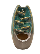 Load image into Gallery viewer, Backflow Cones Ceramic Burner 8&quot; Tall Round Zig Zag - Model 767723