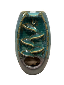 Backflow Cones Ceramic Burner 8" Tall Round Zig Zag - Model 767723