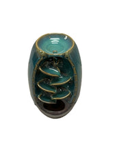 Load image into Gallery viewer, Backflow Cones Ceramic Burner 8&quot; Tall Round Zig Zag - Model 767723