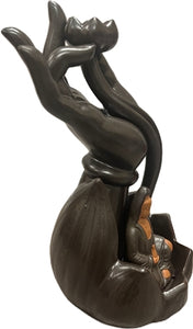 Backflow Cones Ceramic Burner 8" Kwan Ying and Hand - Model 767726
