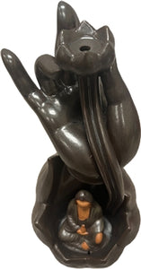 Backflow Cones Ceramic Burner 8" Kwan Ying and Hand - Model 767726