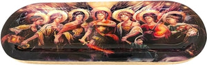 Wooden Handmade Incense Holder Boat Shape, Single - 7 Archangels (#1)