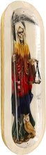 Load image into Gallery viewer, Wooden Handmade Incense Holder Boat Shape, Single - Santa Muerte Rainbow White
