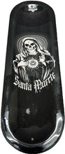 Load image into Gallery viewer, Wooden Handmade Incense Holder Boat Shape, Single - Santa Muerte Black