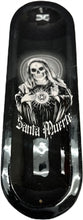 Load image into Gallery viewer, Wooden Handmade Incense Holder Boat Shape, Single - Santa Muerte Black