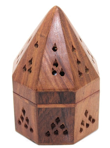 Wood Temple Charcoal/Cone Burner