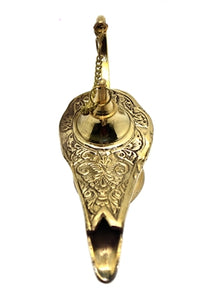 Brass Chirag Oil Lamp Burner - 5 Inch Long