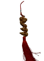 Wood Wulu w/ Tassel 14" Model CD0067 (Wood)