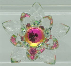 Crystal Lotus Flower - 20 mm (Select Color)