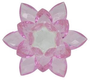 Crystal Lotus Flower - 20 mm (Select Color)