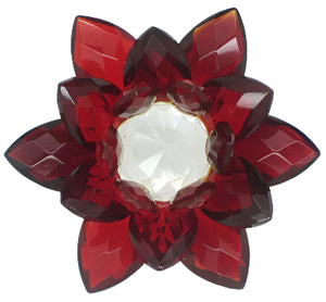 Crystal Lotus Flower - 20 mm (Select Color)