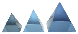 Crystal Pyramid 50mm (Glass) - Select Color