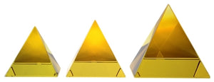 Crystal Pyramid 60mm (Glass) - Select Color