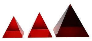 Crystal Pyramid 80mm (Glass) - Select Color