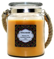 Load image into Gallery viewer, Crystalo Creations 3 in 1, Apple Pie, Cinnamon, Vanilla Scented Candle with Rope Handle, 18 Ounce
