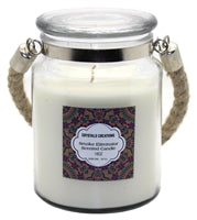 Load image into Gallery viewer, Crystalo Creations 3 in 1, Apple Pie, Cinnamon, Vanilla Scented Candle with Rope Handle, 18 Ounce