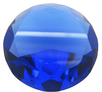 Diamond Paperweight Crystal 100mm - Select Color
