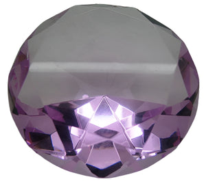 Diamond Paperweight Crystal 100mm - Select Color