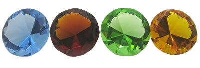 Diamond Paperweight Crystal 50mm - Select Color