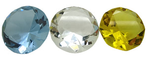 Diamond Paperweight Crystal 60mm - Select Color