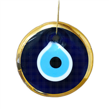 Load image into Gallery viewer, Evil Eye Gold Edge Nazar (Amulet) Ornament - 4 cm
