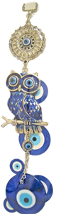 Owl Evil Eye ornament /Charm 10"