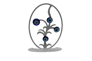 Evil eye palm tree design 4" Model EE1003 (Select Color)