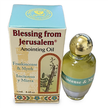 Load image into Gallery viewer, Ein Gedi, Blessing from Jerusalem, Anointing Oil, Frankincense and Myrrh 12 ml