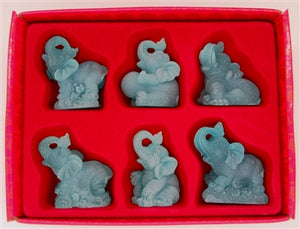 Elephant 2" (Set of 6 Figurines)