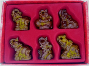 Elephant 2" (Set of 6 Figurines)