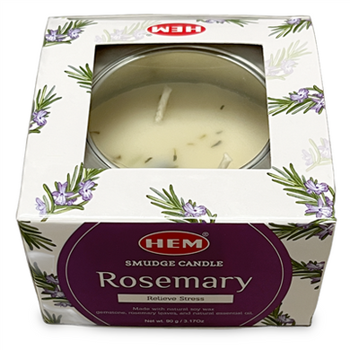 HEM Smudge Candle - ROSEMARY