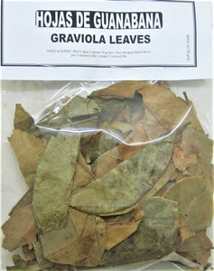 Hojas de Guanabana - Graviola Leaves - Dried - 20 Grams Pack