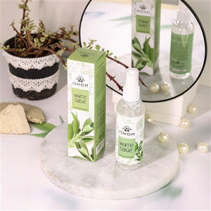 ISHOM | White Sage Air Smudge Spray | Earthy, Refreshing | 100 ML (White Sage)