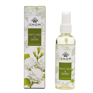 ISHOM | White Sage & Jasmine Air Smudge Spray | Earthy, Sweet, Floral | 100 ML (Jasmine)