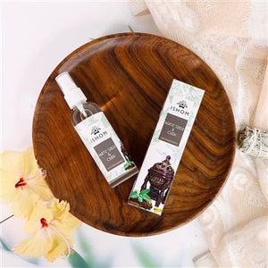 ISHOM | White Sage & Oudh Air Smudge Spray | Earthy, Woody, Musky | 100 ML (Oudh)
