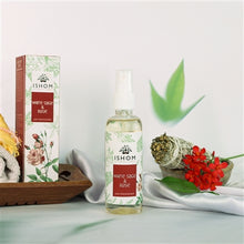 Load image into Gallery viewer, ISHOM | White Sage &amp; Rose Air Smudge Spray | Earthy, Floral, Peace | 100 ML (Rose)