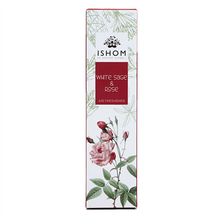 Load image into Gallery viewer, ISHOM | White Sage &amp; Rose Air Smudge Spray | Earthy, Floral, Peace | 100 ML (Rose)