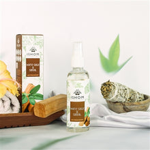 Load image into Gallery viewer, ISHOM | White Sage &amp; Sandal Air Smudge Spray | Earthy, Woody | 100 ML (Sandal)