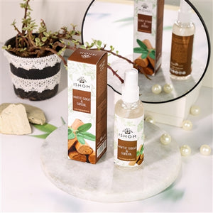 ISHOM | White Sage & Sandal Air Smudge Spray | Earthy, Woody | 100 ML (Sandal)