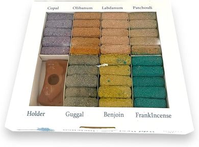 Ishom 7 Wild West Exotic Incense Incienso (Sampler of 7 scents)with Holder