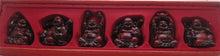 Load image into Gallery viewer, Laughing Buddha 3&quot; Statues (Set of 6 Figurine)  Choose Color