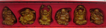 Load image into Gallery viewer, Laughing Buddha 3&quot; Statues (Set of 6 Figurine)  Choose Color