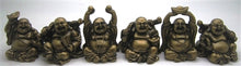 Load image into Gallery viewer, Laughing Buddha 3&quot; Statues (Set of 6 Figurine)  Choose Color