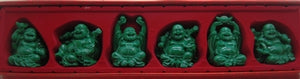 Laughing Buddha 3" Statues (Set of 6 Figurine)  Choose Color