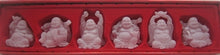 Load image into Gallery viewer, Laughing Buddha 3&quot; Statues (Set of 6 Figurine)  Choose Color