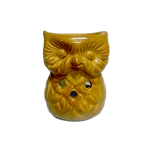 Ceramic Tea Light Oil Burner - Owl - Random Color
