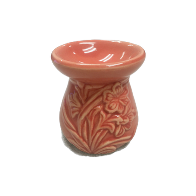 Ceramic Tea Light Oil Burner - Roses - Random Color
