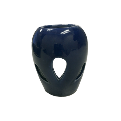 Ceramic Tea Light Oil Burner - 3 Petals Design- Random Color